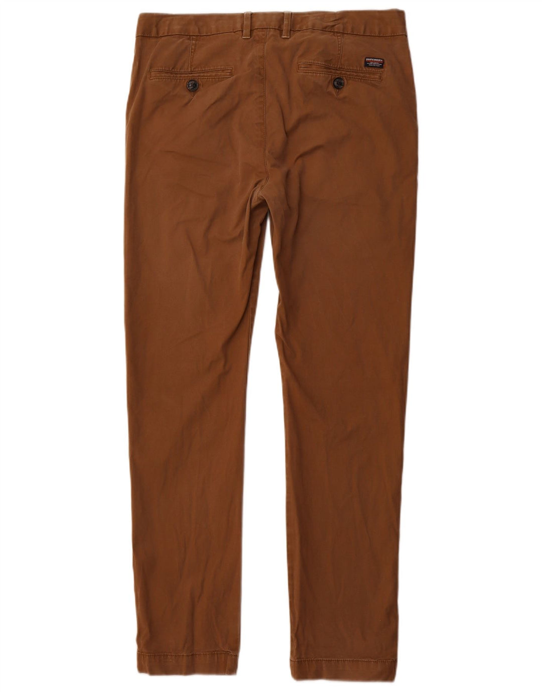 SUPERDRY Slim Chino-Hose für Herren, Größe M, W32, L31, Braun, Baumwolle