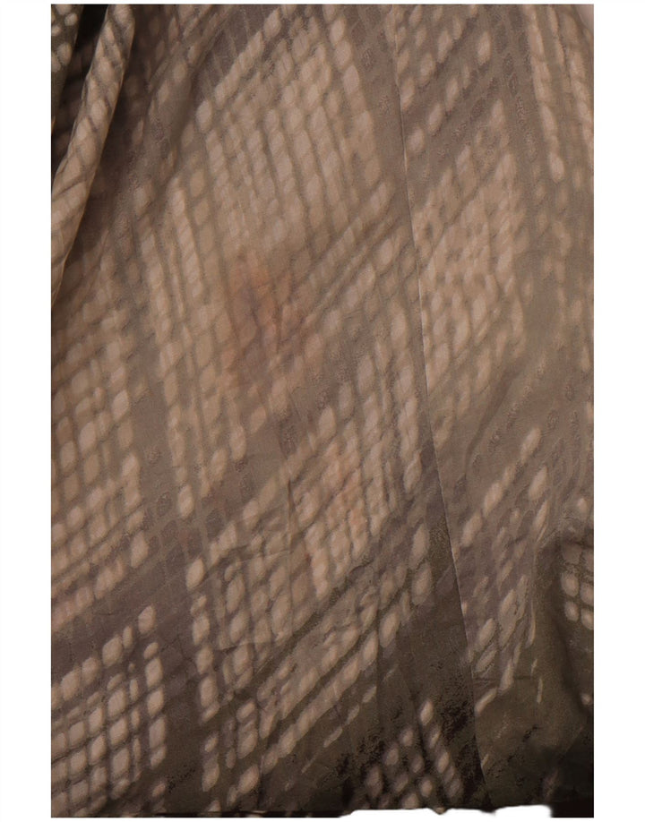 CALVIN KLEIN Damen Ärmelloses Etuikleid US 6 Mittelgrauer Farbblock