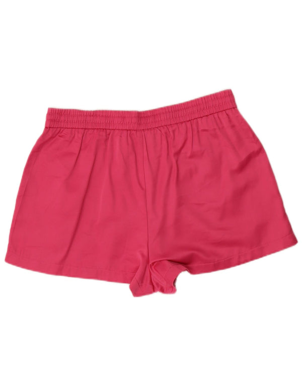Zara Damen Sportshorts Large W30 Rosa Viskose