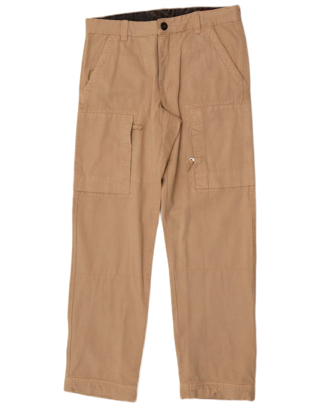 Murphy & Nye Gerade Herren-Cargohose W36 L34 Beige Baumwolle