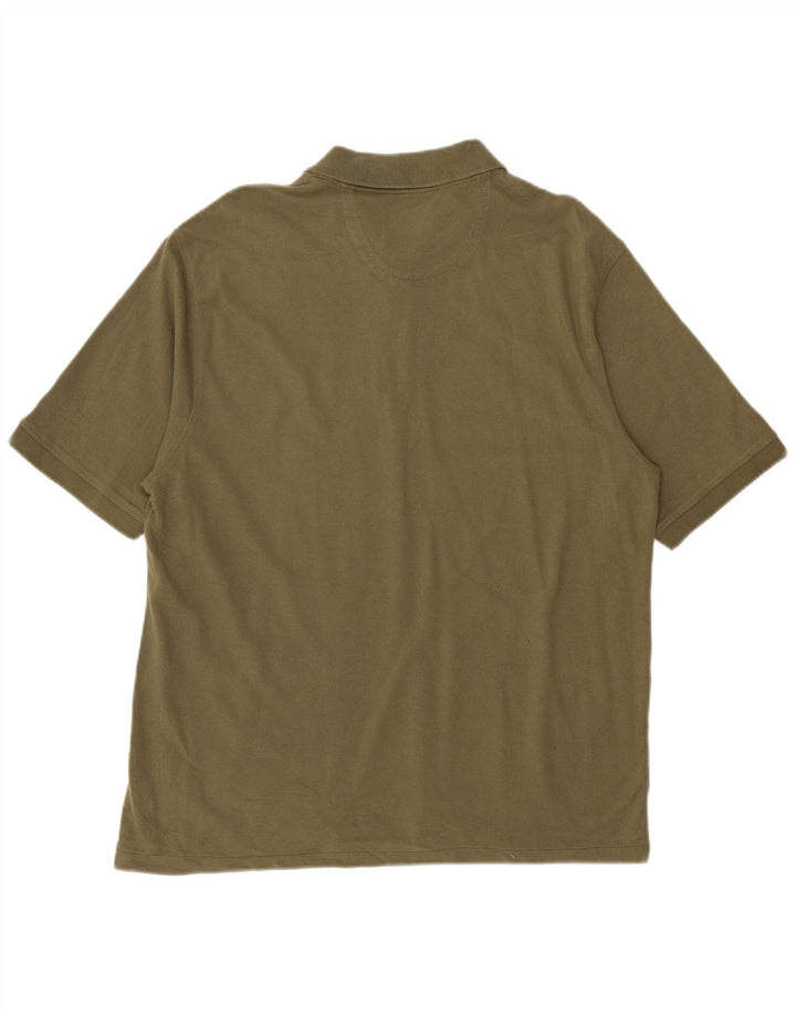 Izod Herren Heritage Poloshirt, groß, Khaki, Baumwolle