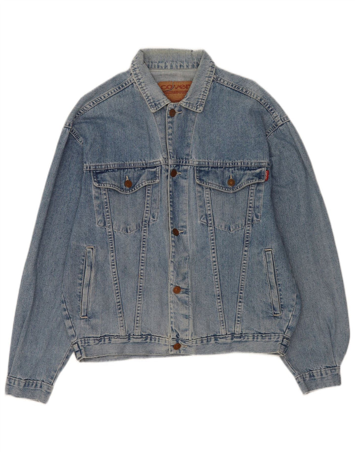 Cover Herren Jeansjacke UK 38 Mittelblau