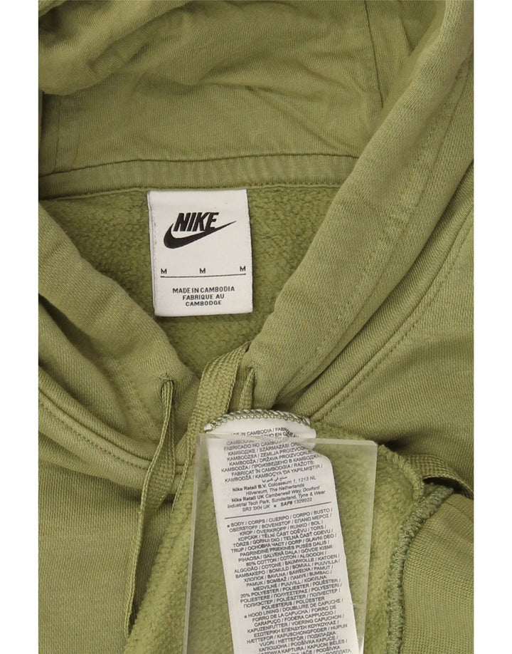 Nike Herren-Kapuzenpullover mit Grafik, mittelgrüne Baumwolle