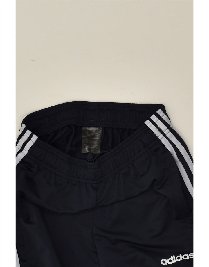 ADIDAS Mens Tracksuit Trousers Joggers XS Navy Blue Polyester | Vintage Adidas | Thrift | Second-Hand Adidas | Used Clothing | Messina Hembry 