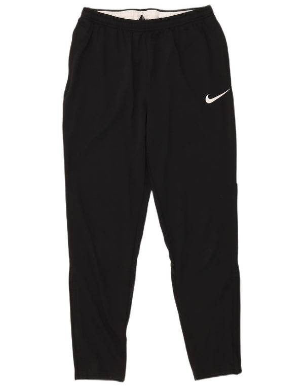 Nike Herren Dri Fit Trainingshose Mittelschwarzes Colourblock-Polyester
