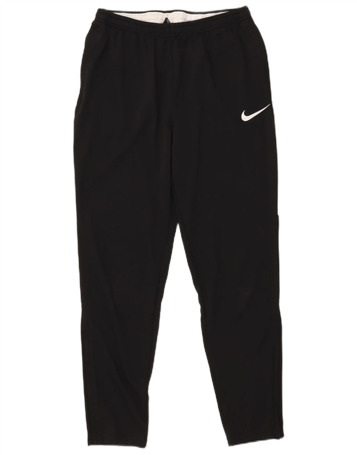 Nike Herren Dri Fit Trainingshose Mittelschwarzes Colourblock-Polyester