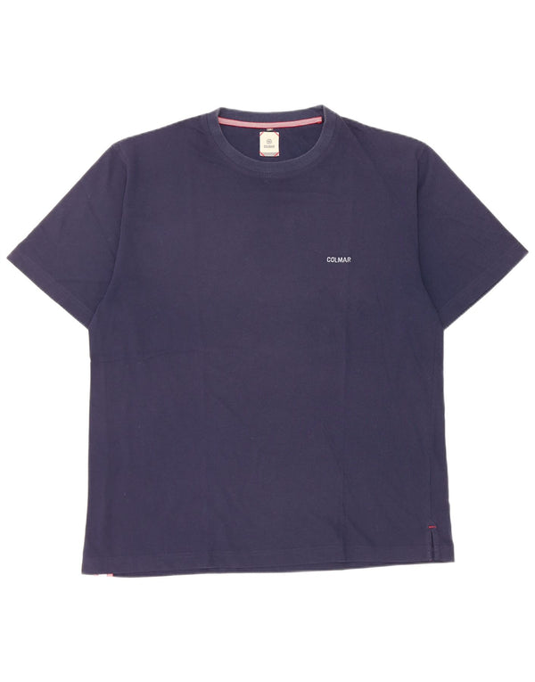 Colmar Herren T-Shirt Top XL Marineblau Baumwolle
