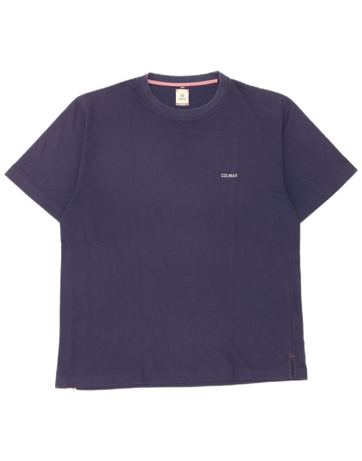 Colmar Herren T-Shirt Top XL Marineblau Baumwolle