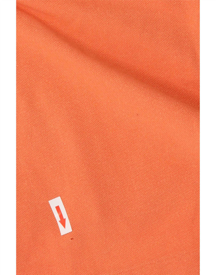Polo Ralph Lauren Herren-Poloshirt aus mitteloranger Baumwolle