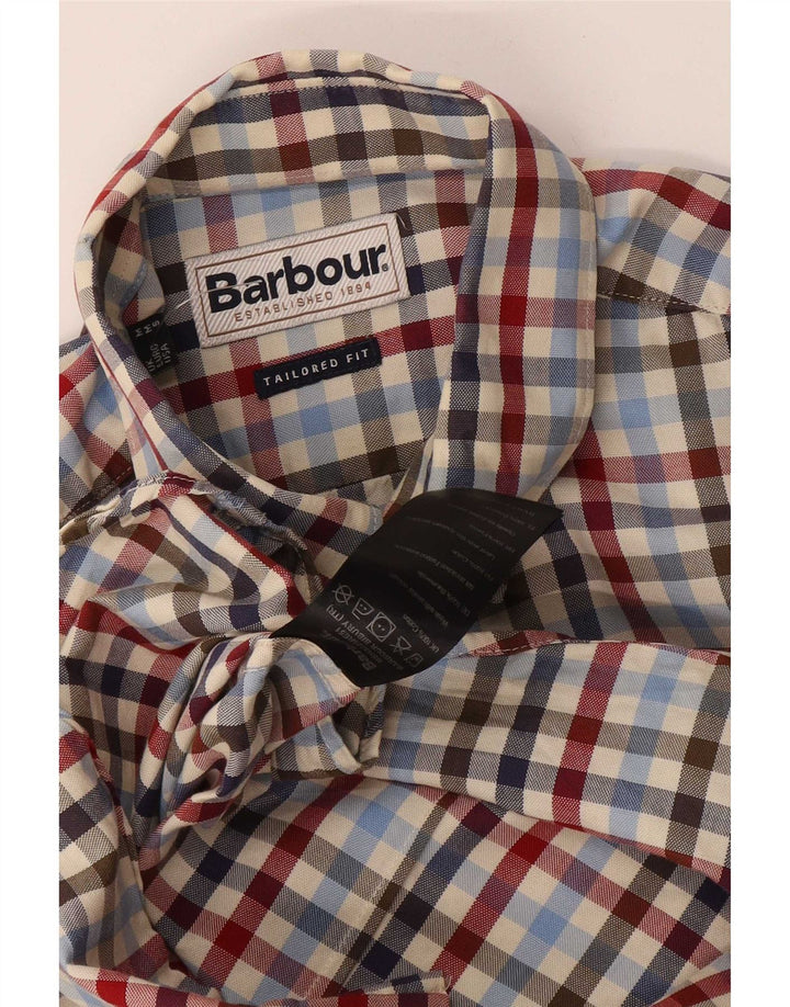Barbour Herren-Hemd mit maßgeschneiderter Passform, mittelgroß, mehrfarbig, Gingham-Baumwolle