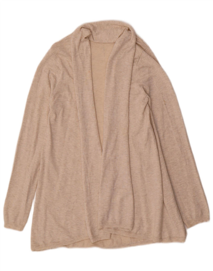 Offener Strickjackenpullover für Damen von ZARA, Gr. 40, Größe L, Beige