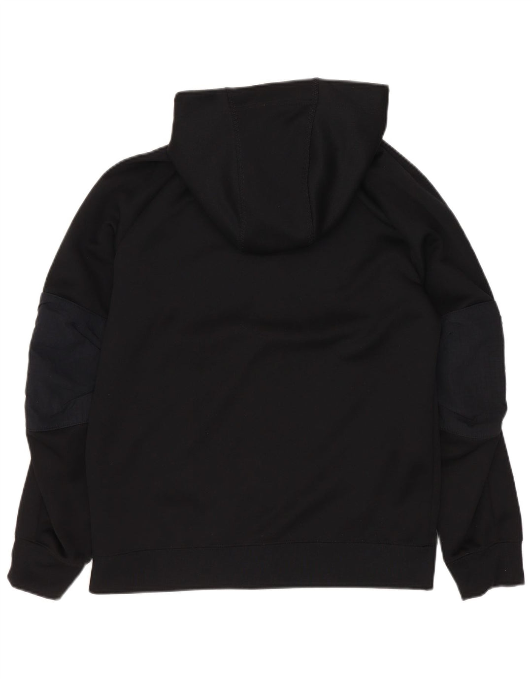 Nike Jungen-Kapuzenpullover mit Reißverschluss, 10–11 Jahre, mittelgroßes schwarzes Polyester