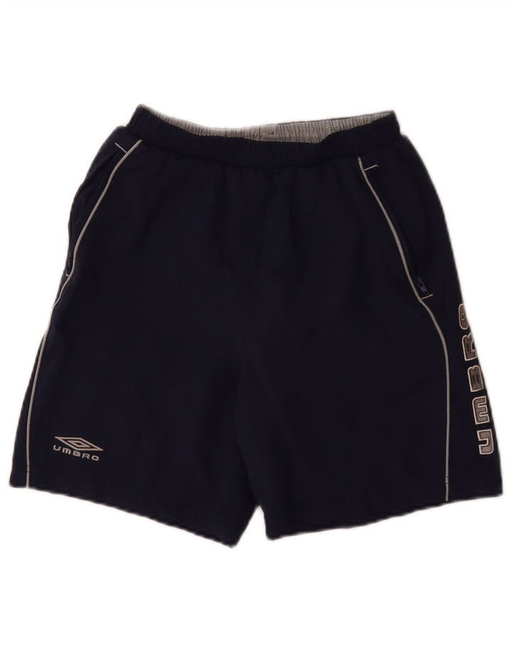 Umbro Jungen Graphic Sport Shorts 9-10 Jahre Medium Marineblau Polyester