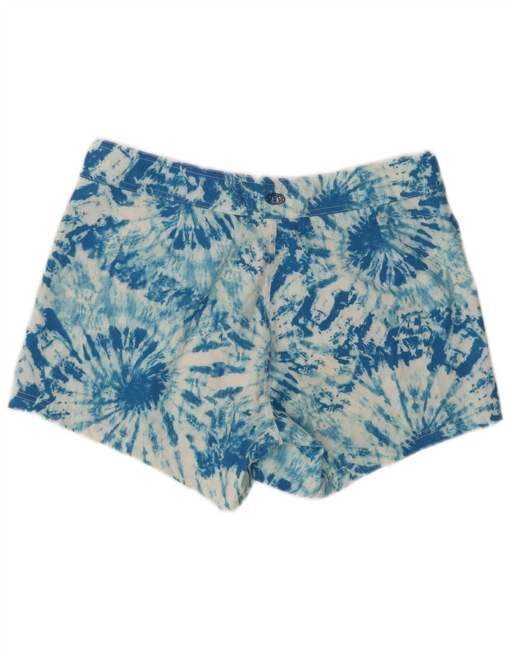 Animal Damen Badeshorts UK 10 Small Blue Tie Dye Polyester