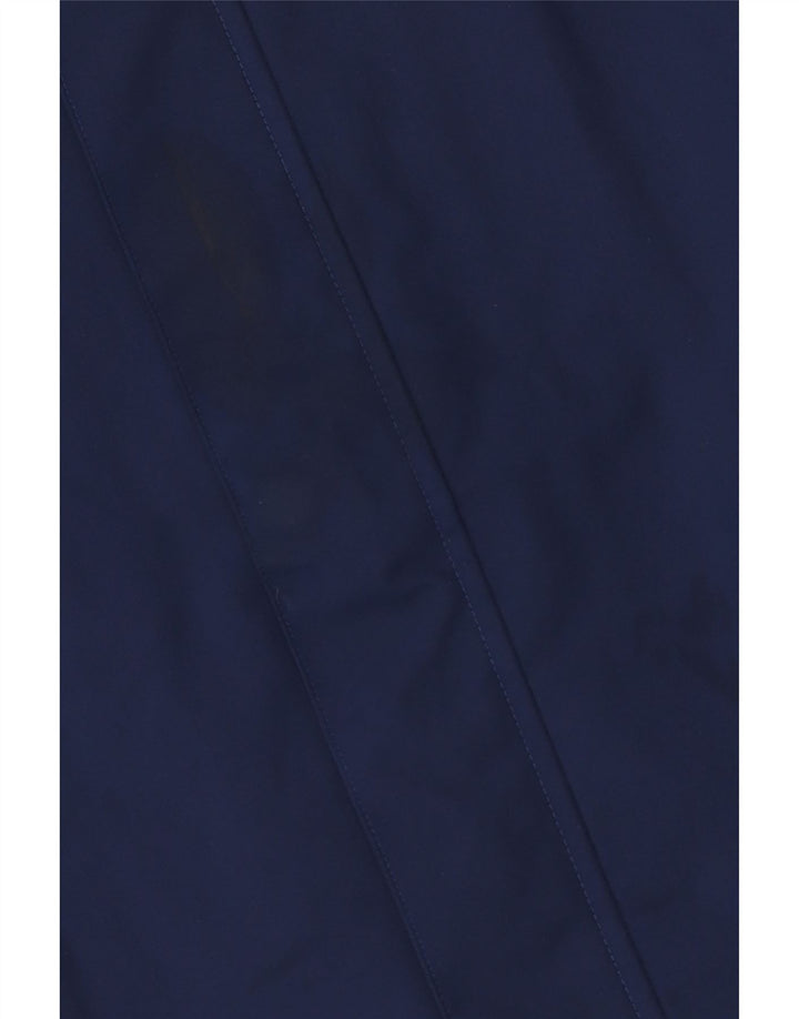 Adidas Herren Kapuzen-Regenjacke UK 42 XL Marineblau Polyester