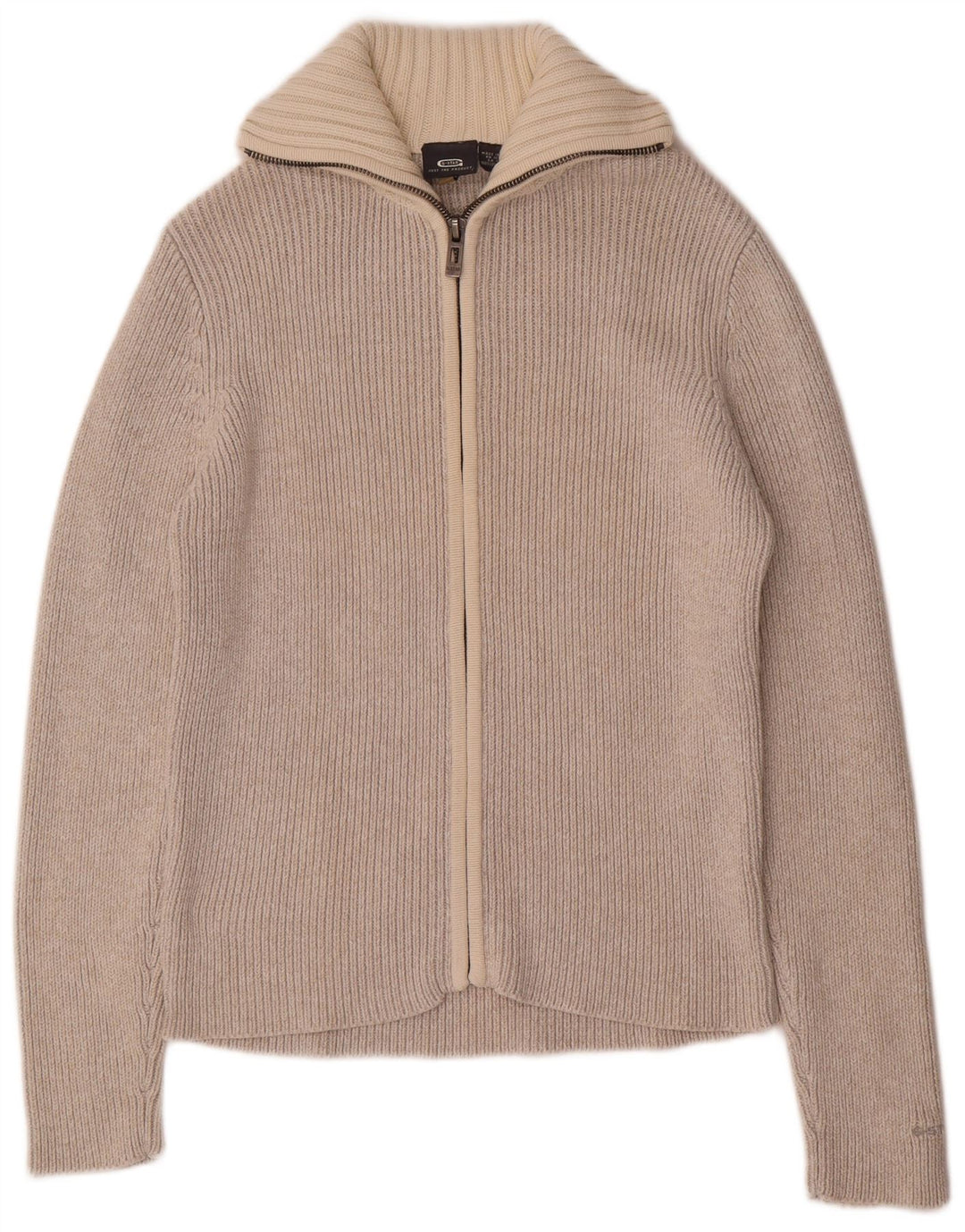 G-Star Herren-Cardigan mit Grafik, mittelbeige Baumwolle