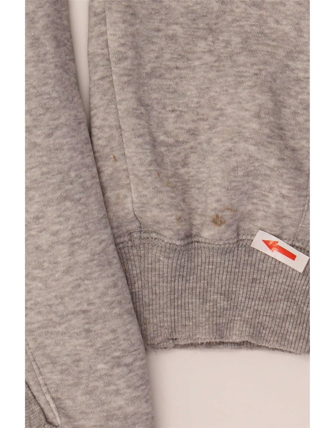 Adidas Herren-Trainingsanzug-Oberteil, XL, grau gefleckte Baumwolle