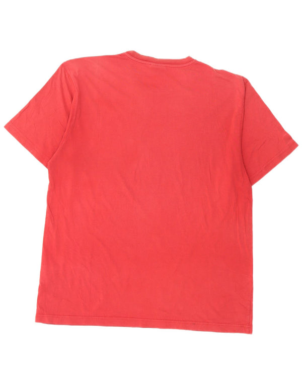 Champion Damen Grafik-T-Shirt-Oberteil 2XL aus roter Baumwolle