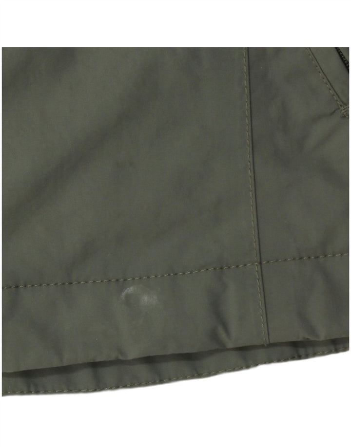 Napapijri Damen Regenjacke UK 12 Mittelgrün Polyamid