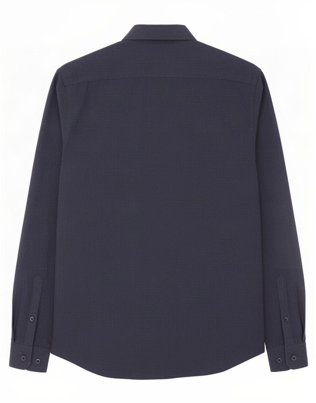 Reiss Herren-Slim-Fit-Hemd, klein, marineblau, Baumwolle