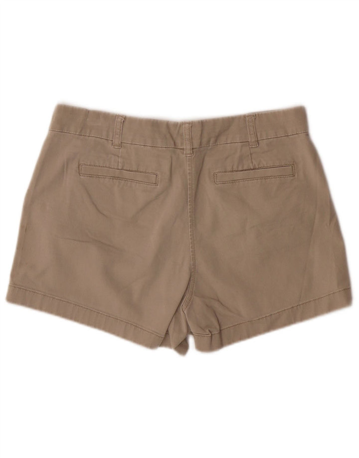 J. CREW Damen Chinoshorts US 8 Medium W30 Beige Baumwolle