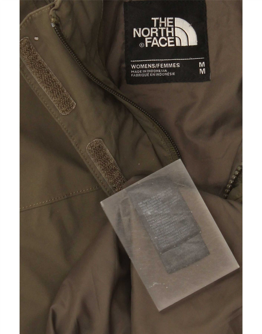 The North Face Damen-Windbreakerjacke mit Kapuze, UK 14, mittleres Khaki