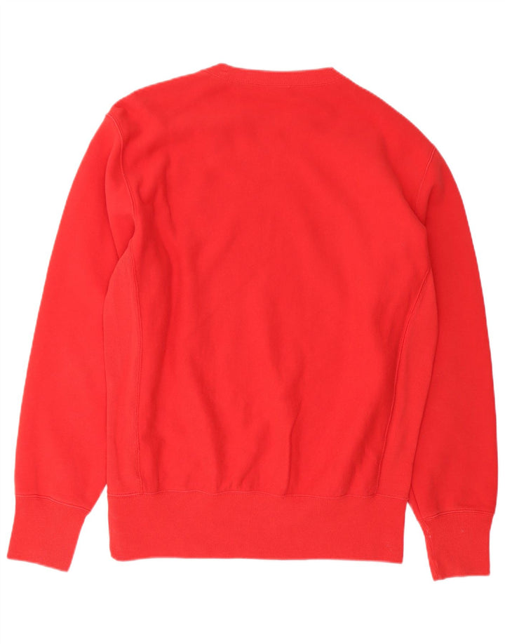 Champion Herren-Sweatshirt-Pullover XL aus roter Baumwolle