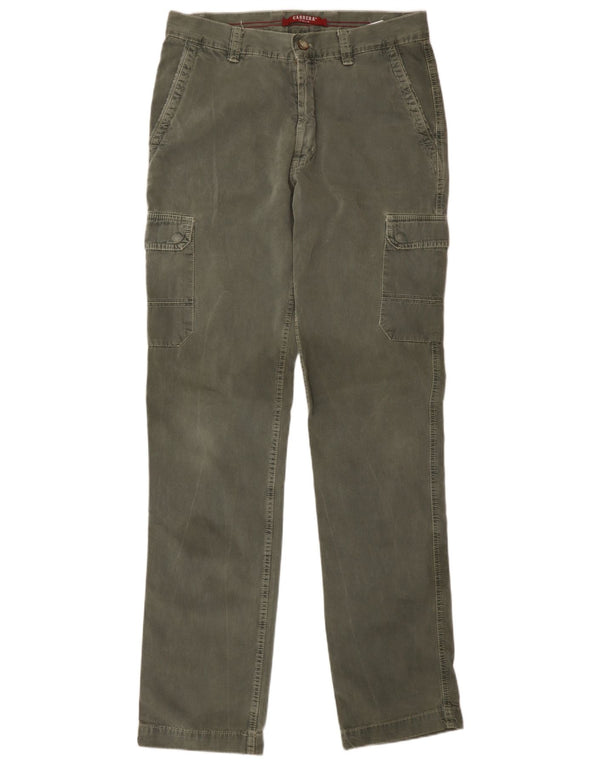 Carrera Herren Slim Cargohose IT 46 Small W31 L35 Grüne Baumwolle