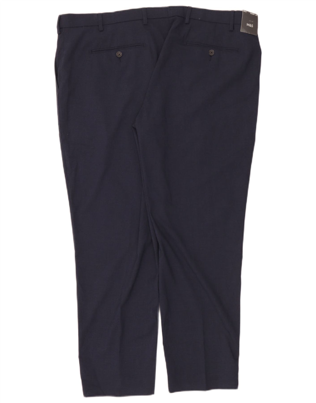 Marks & Spencer Herren Chinohose W42 L29 Marineblau Polyester