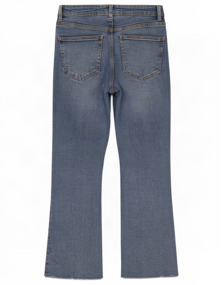 Zara Damen High Rise Flared Jeans EU 38 Small W28 L26 Blau