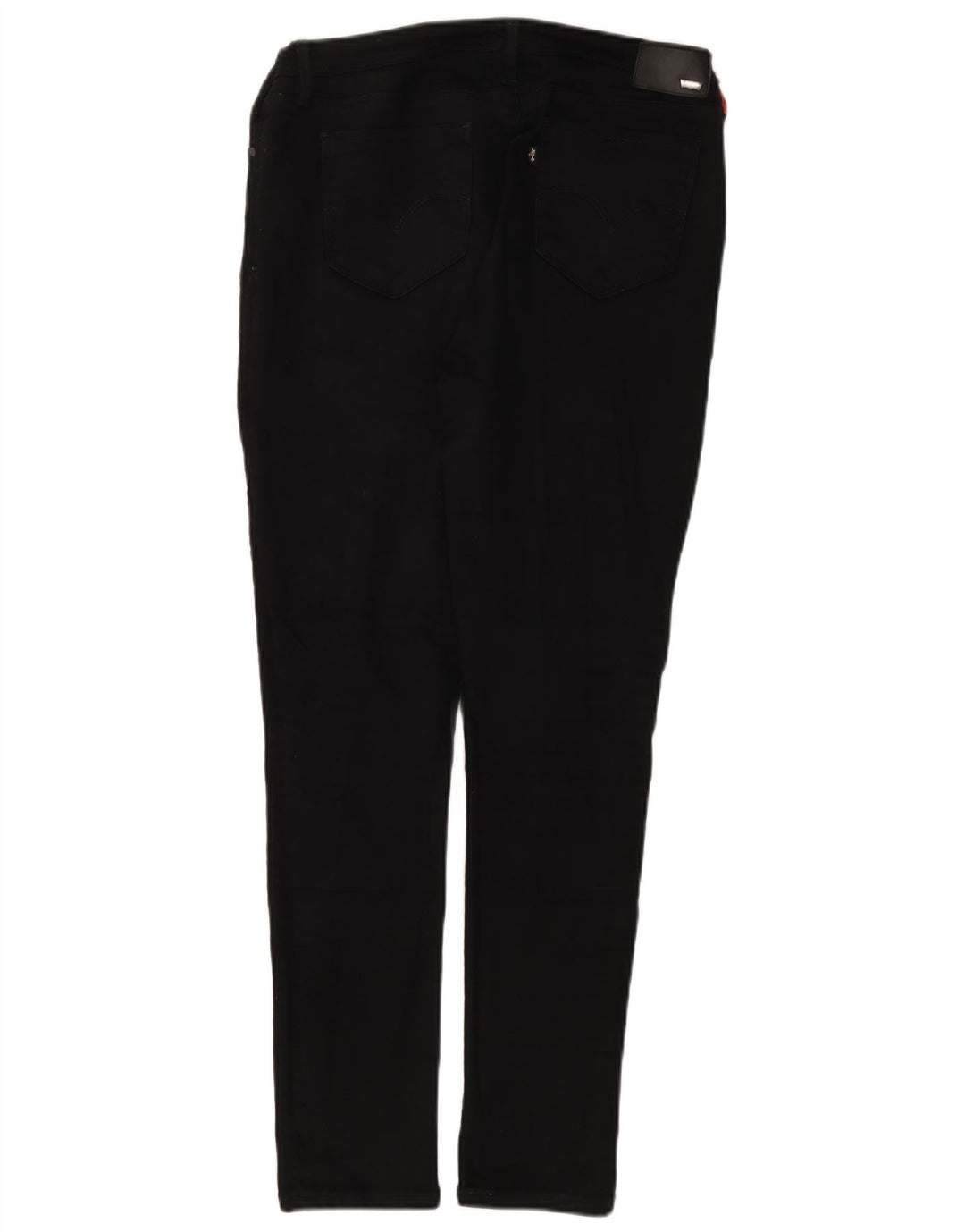 Levi's Damen 711 Skinny Jeans W32 L30 Schwarze Baumwolle