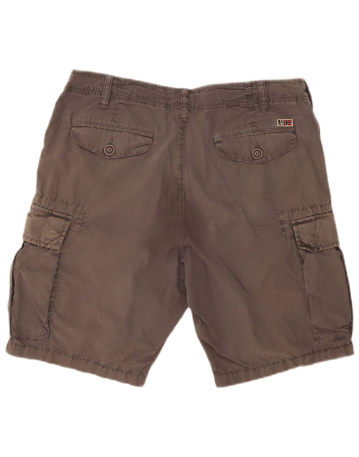 Napapijri Herren Cargoshorts W32 Mittelgrau