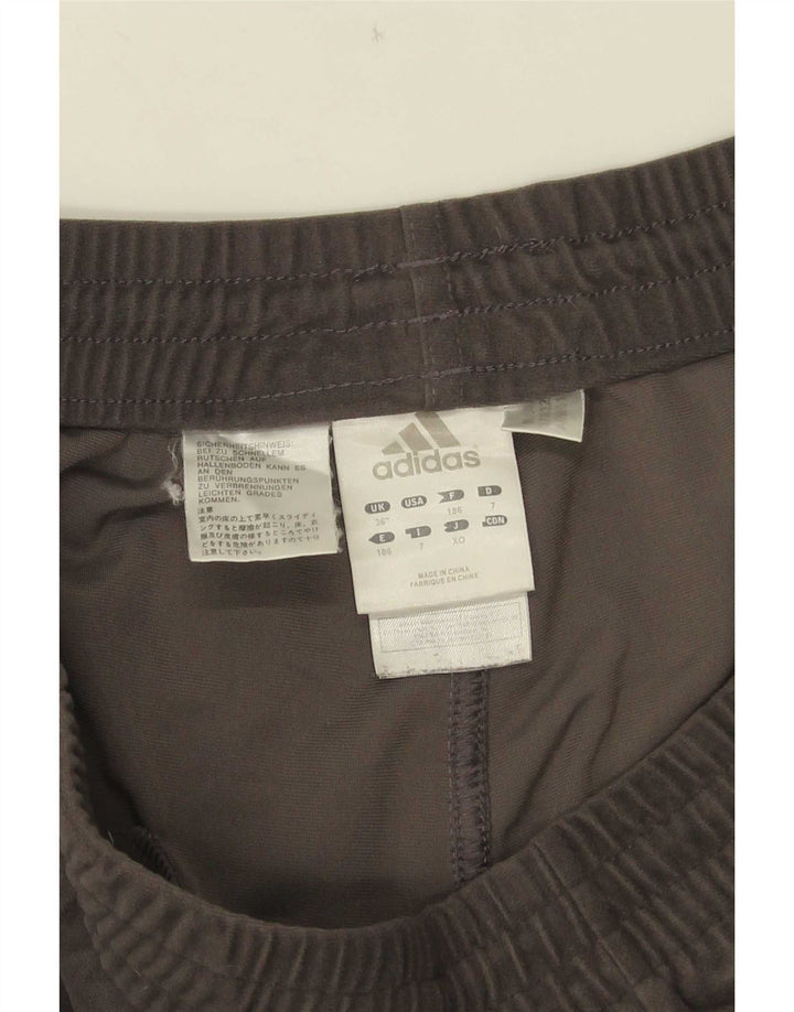 Adidas Herren Velours-Trainingshose, Jogginghose, Größe L, grau, Polyester
