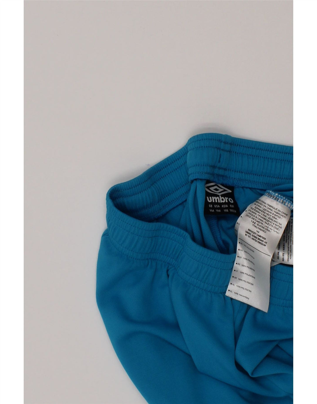 Umbro Sportshorts für Jungen, 9–10 Jahre, mittelblau, Polyester