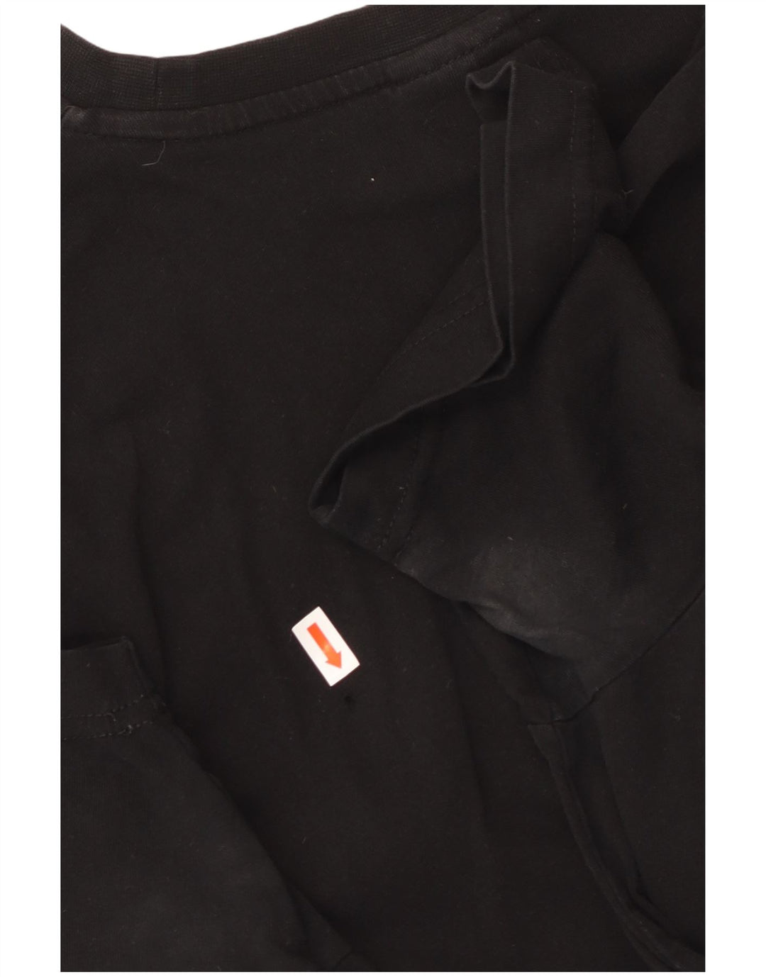 ELLESSE Womens Graphic T-Shirt Top UK 12 Medium Black Cotton