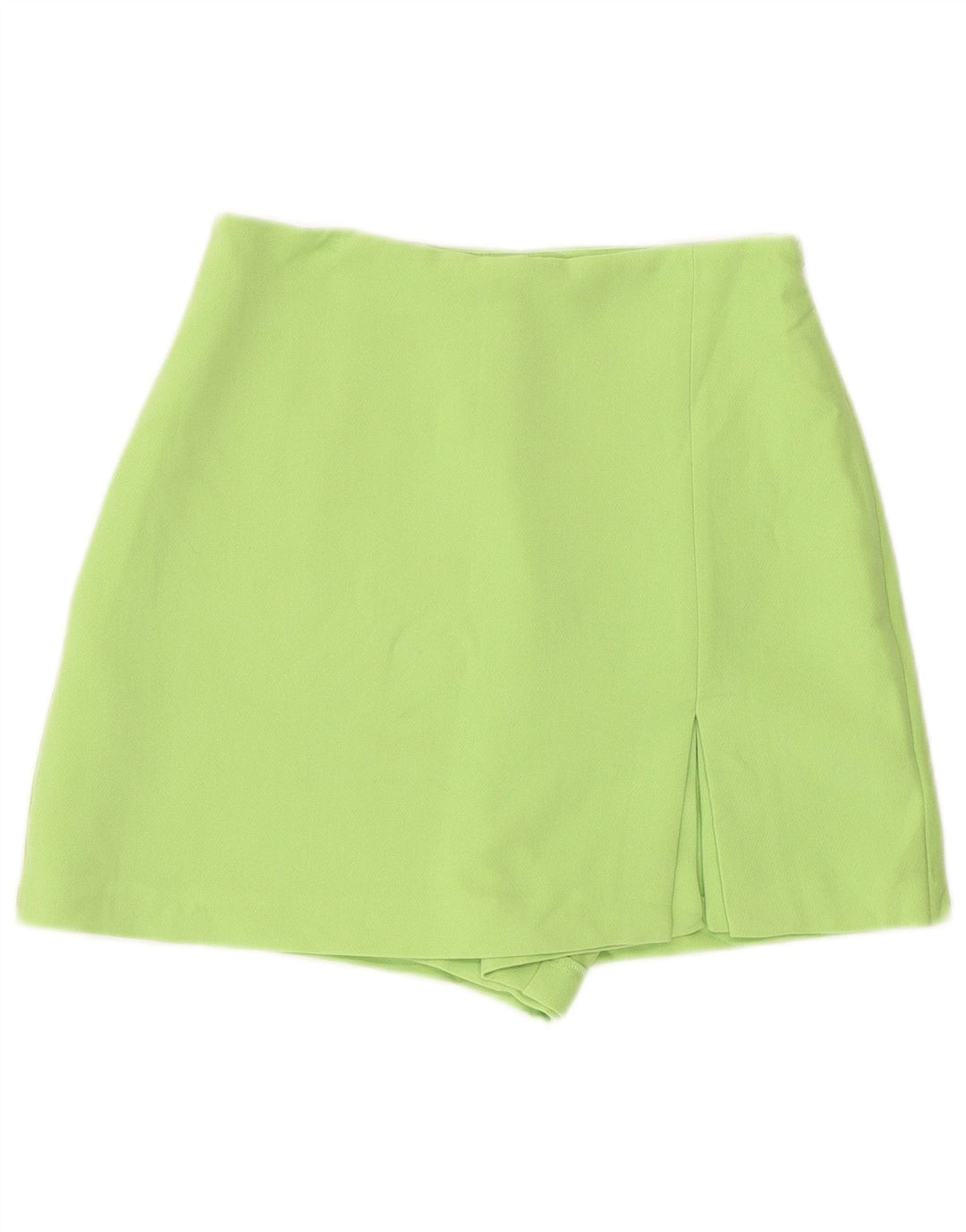 Zara Damen High Waist Skort UK 8 Small Grün