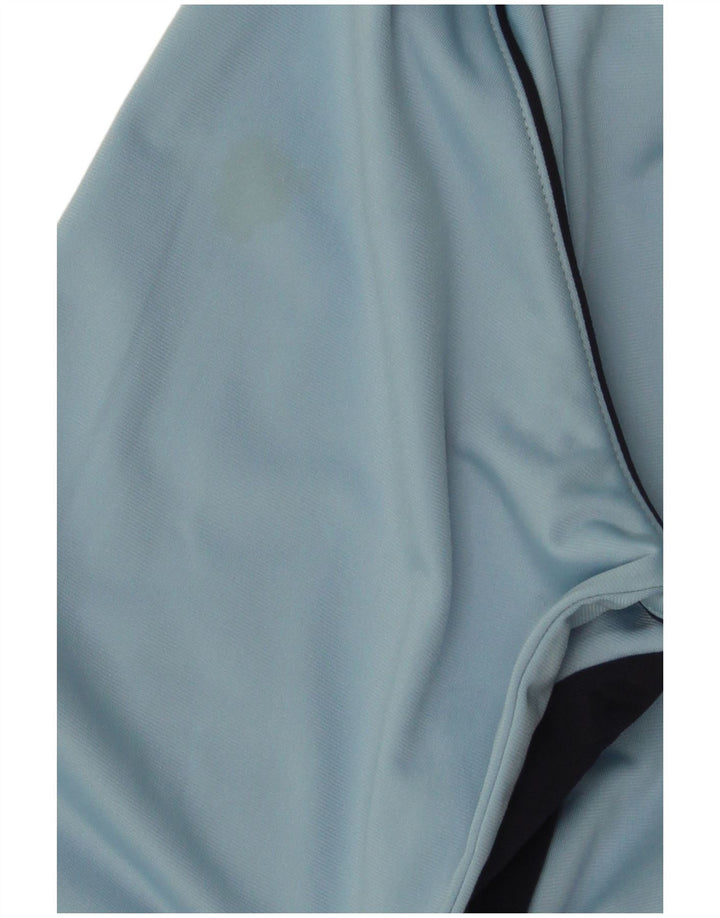 PUMA Jungen-Trainingsanzug, Top-Jacke, 13–14 Jahre, blaues Farbblock-Polyester