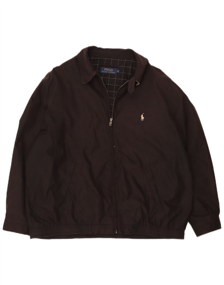 Polo Ralph Lauren Herren Big Bomberjacke UK 42 XL Braun Polyester