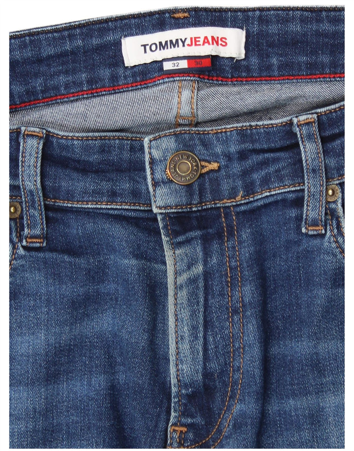 TOMMY HILFIGER Mens Slim Jeans W32 L27 Blue Cotton