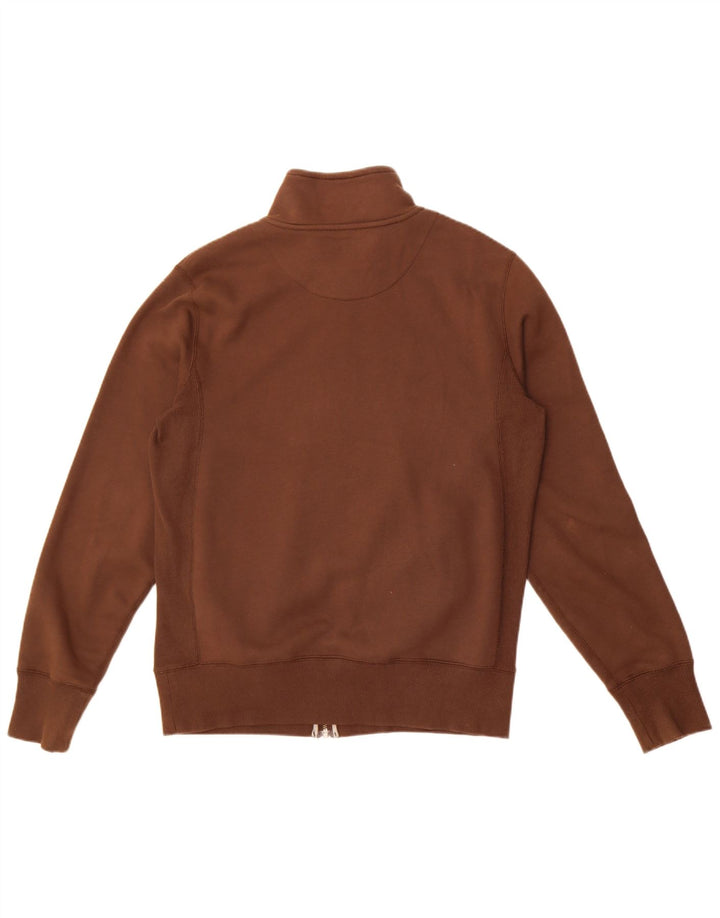 Nike Herren-Trainingsanzugoberteil, UK 38/40, mittelbraune Baumwolle