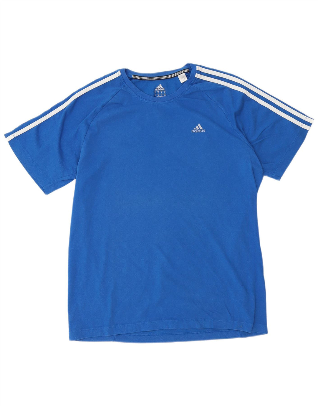 ADIDAS Herren Clima 365 T-Shirt Top mittelblaue Baumwolle