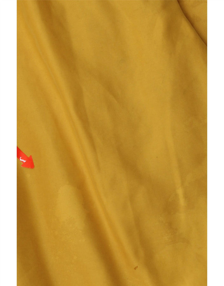 Slam Herren-Bomberjacke mit Kapuze, UK 44 2XL, gelbes Colourblock-Polyester