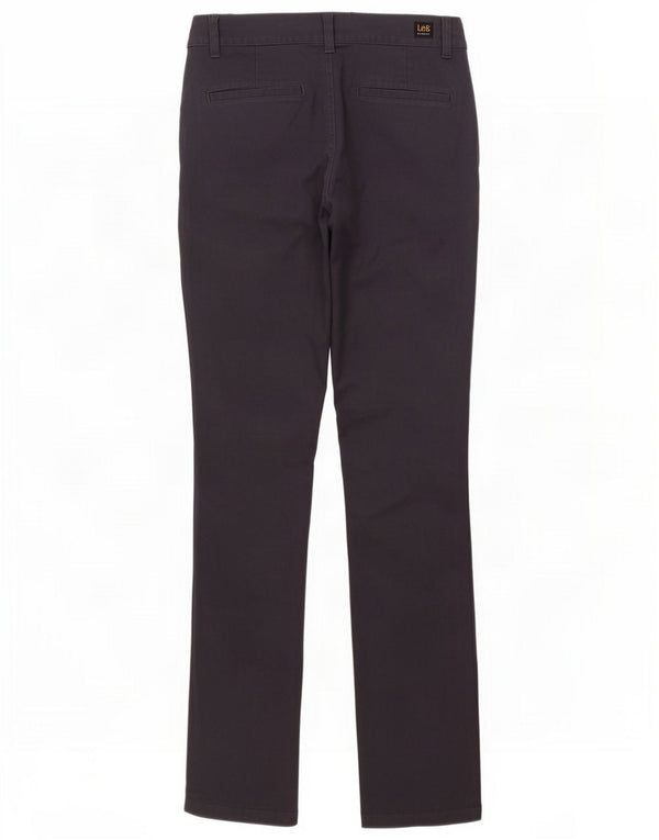Lee Damen Bootcut Chino-Hose US 7 Medium W28 L31 Marineblaue Baumwolle