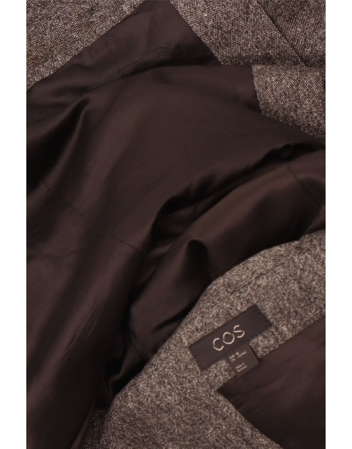 Cos Herren-Blazer mit 2 Knöpfen, EU 48, mittelgraue Wolle