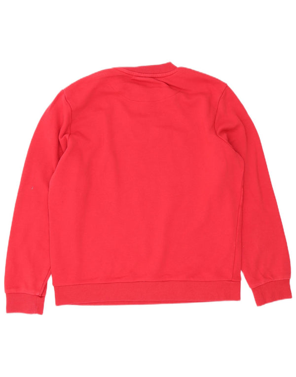 Fila Jungen-Sweatshirt mit Grafik, 13–14 Jahre, rote Baumwolle