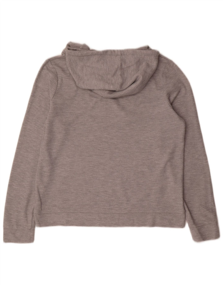 Fat Face Damen Kapuzenpullover UK 12 Mittelgraues Polyester