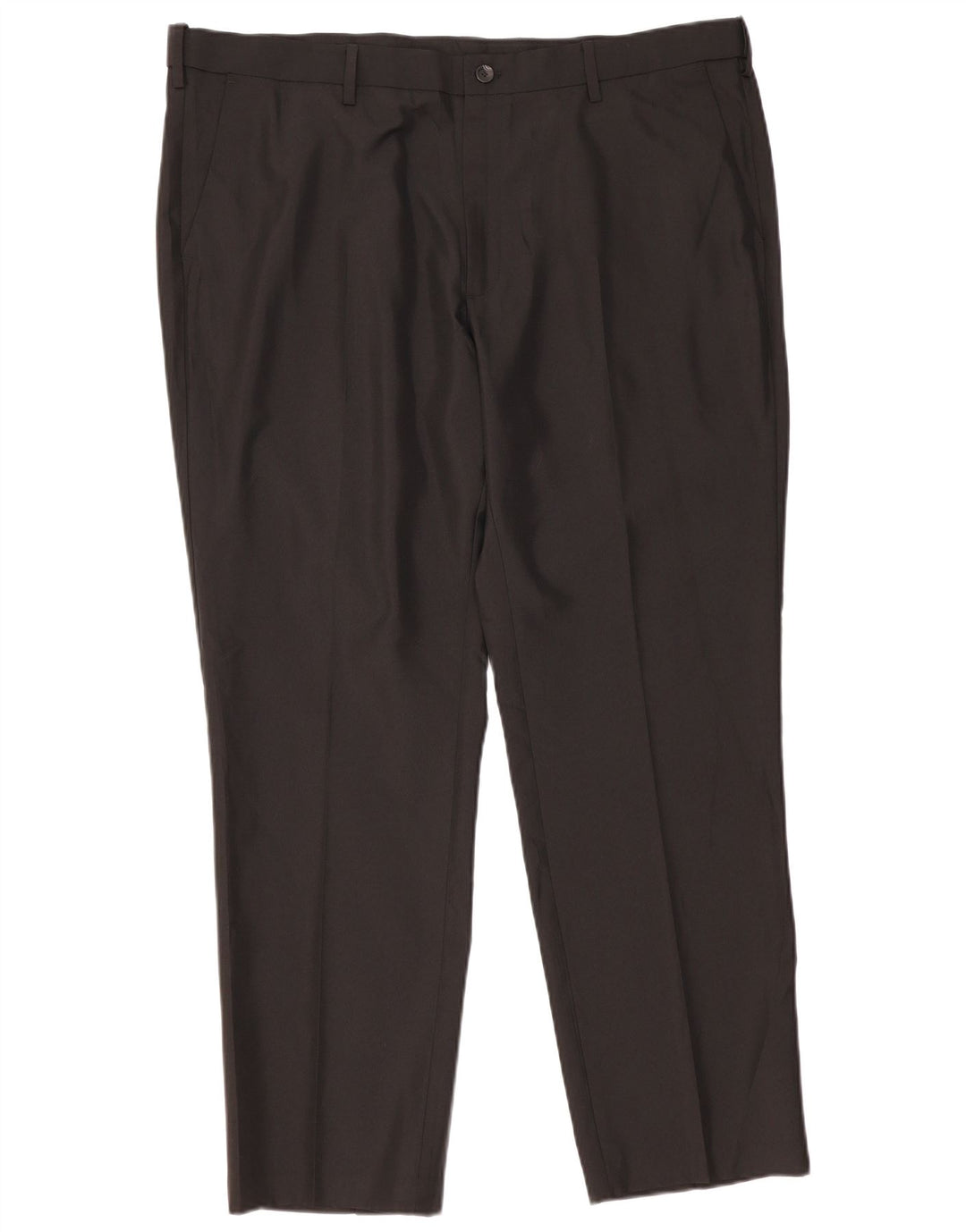 Marks & Spencer Herren-Anzughose mit gerader Passform und normaler Passform, W42, L31, Schwarz