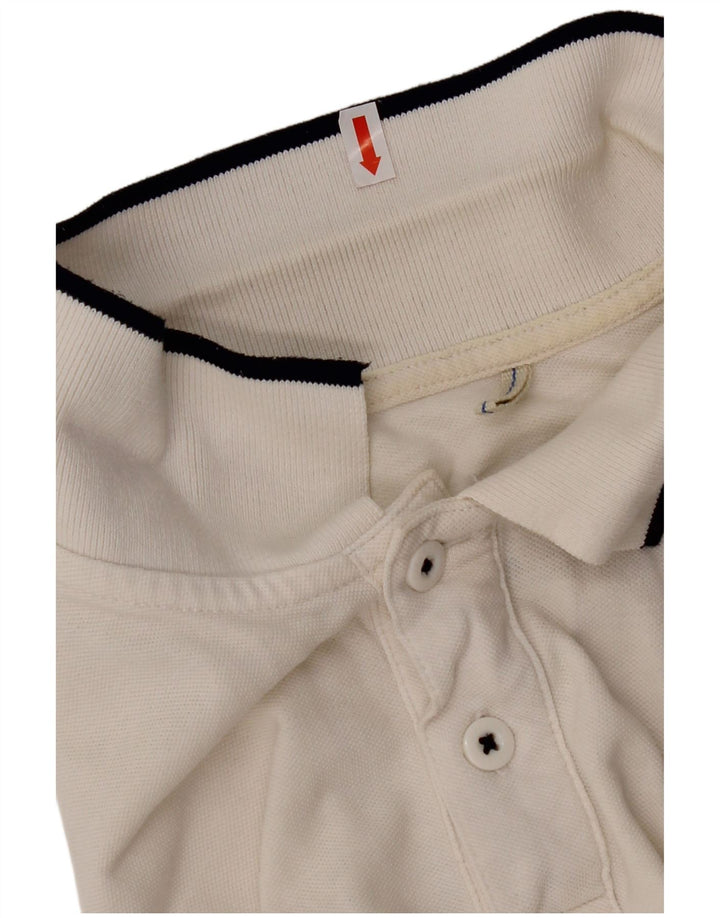 CARRERA Mens Regular Polo Shirt XL White Cotton