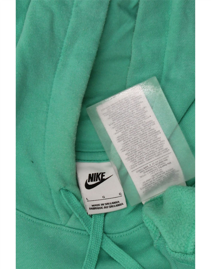 Nike Herren Kapuzenpullover, groß, grüne Baumwolle