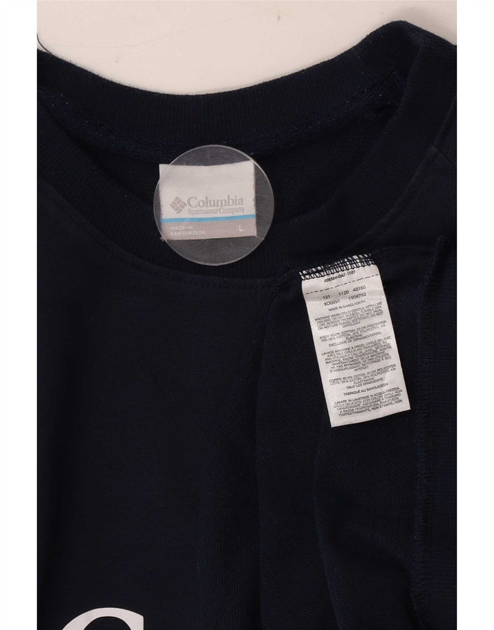 Columbia Herren-Sweatshirt mit Grafik, groß, marineblau, Baumwolle